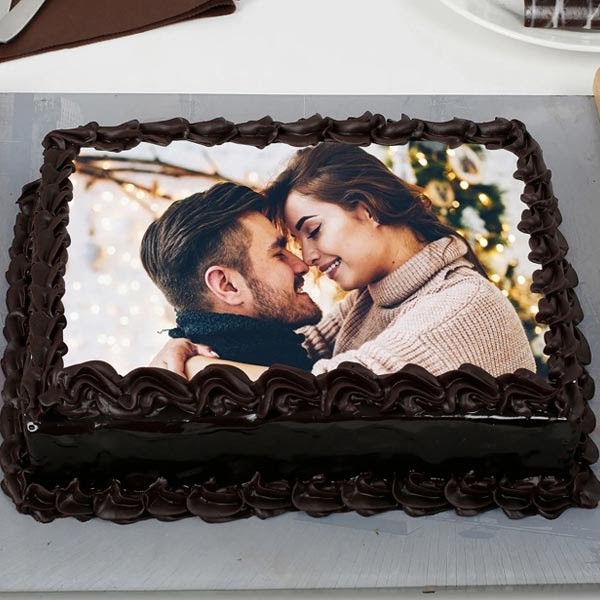 Rich Chocolate Photo Cake