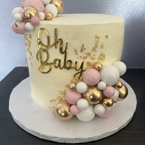 8560a9927829a2160752608804372b75 Faux Ball Birthday Cake