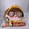 3D Fondant Birthday Cake