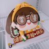 3D Fondant Birthday Cake