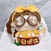 3D Fondant Birthday Cake