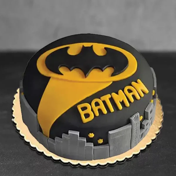 Batman Choco Drip Cake