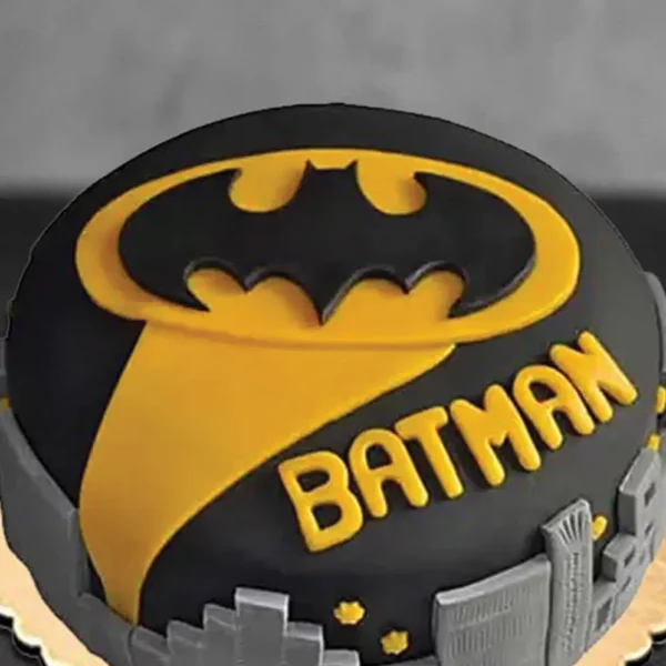 Batman Choco Drip Cake