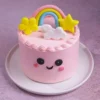 Cartoon Face Theme Cake