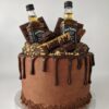 Chocolate and Liquor Birthday Cake