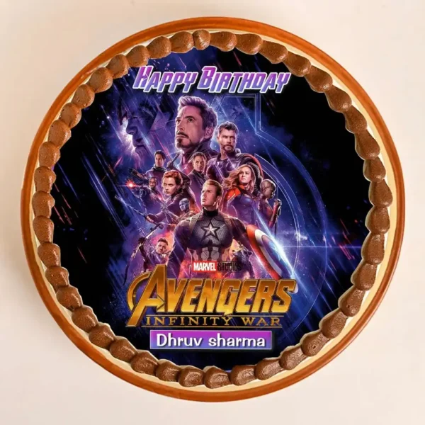 Avengers Hero Theme Cake