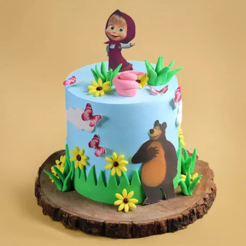 Designer Polar Bear Theme Cake