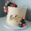 Faux Ball Birthday Cake