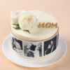 Frosted Personalized Photo Cake