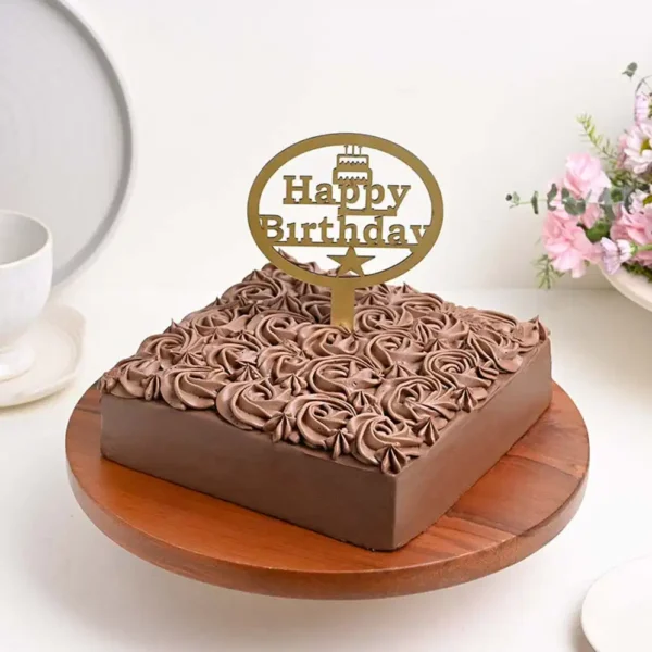 Chocolate Loaded Birthday Cake