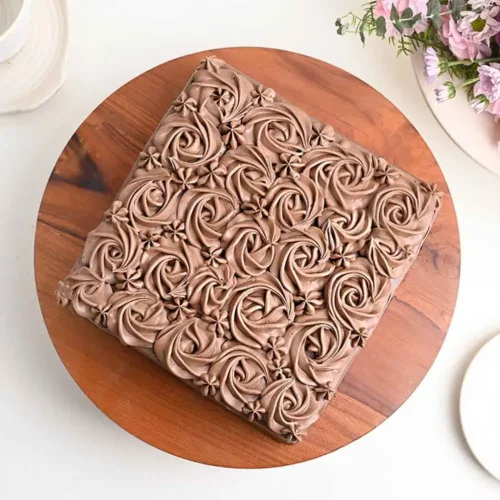 rosy-swirls-chocolate-cake-cake4035choc-d Chocolate Loaded Birthday Cake