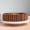 Dark Chocolate Personalized Photo Cake