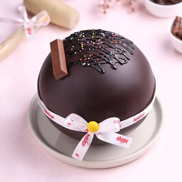 Chocolatey Loaded Pinata Birthday Cake
