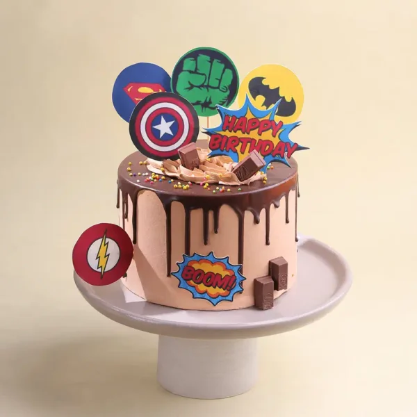 Avengers Theme Cake