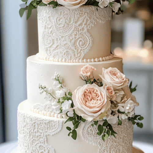 3 Tier Wedding Cake