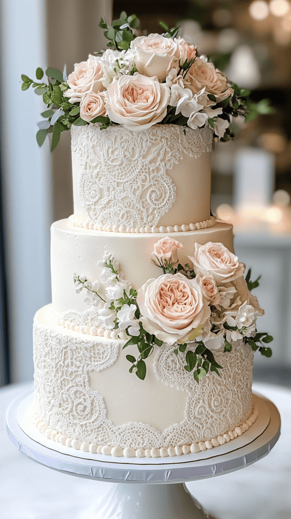3 Tier Wedding Cake