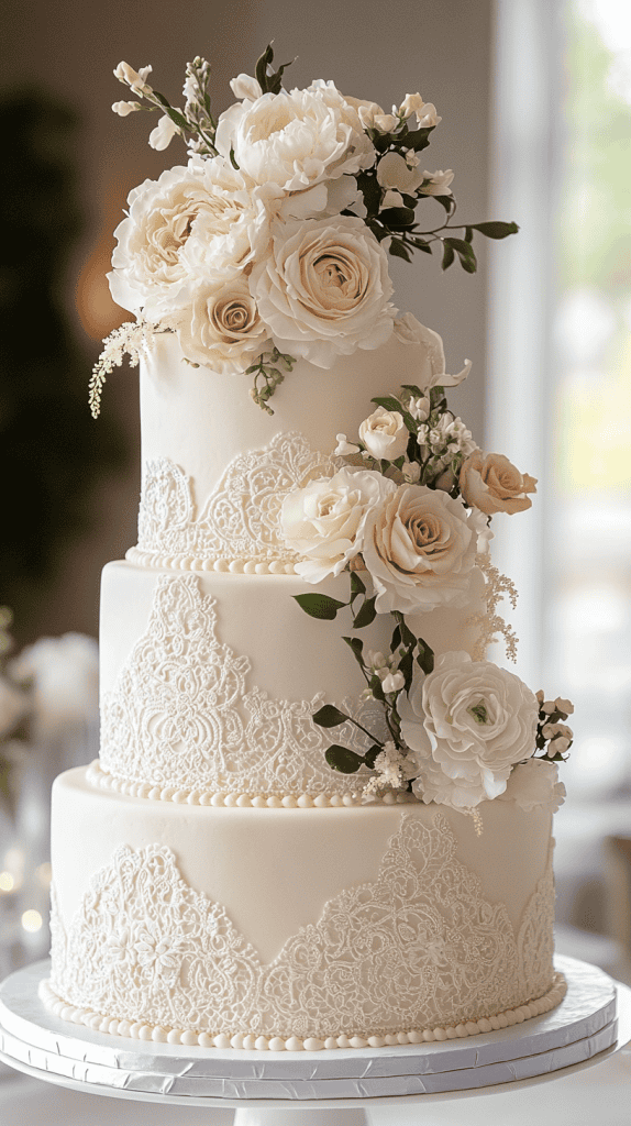 3 Tier Wedding Cake