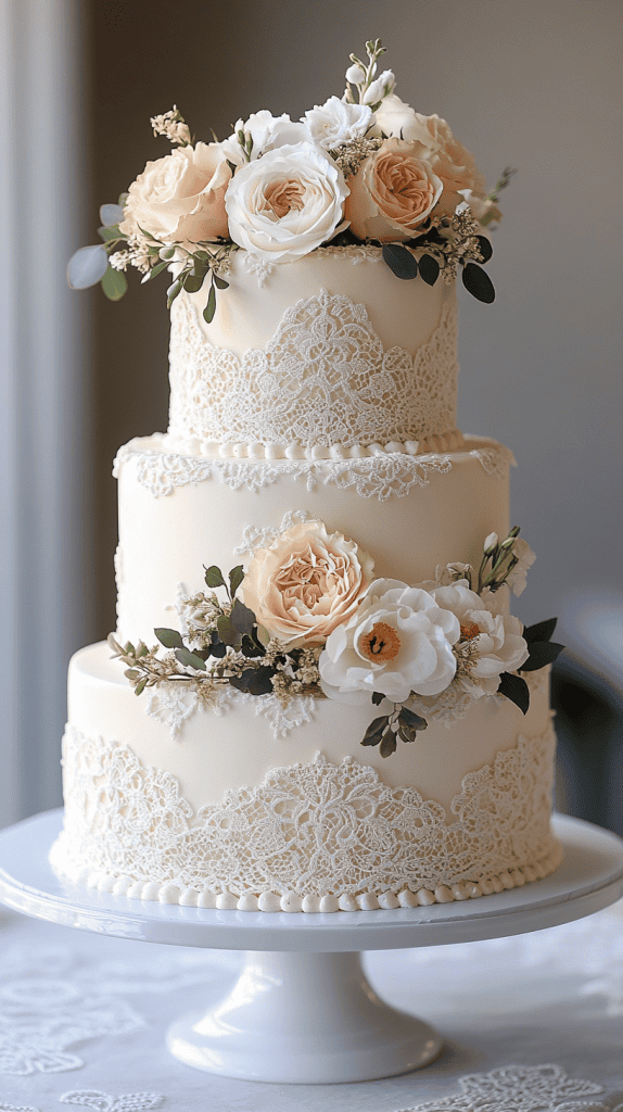 3 Tier Wedding Cake
