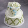 2 Tier Floral Cake